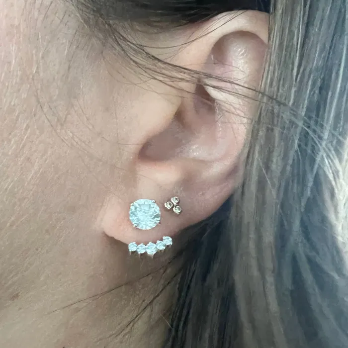 Earrings Diamond Earring Jackets For Diamond Studs Alexis Jae