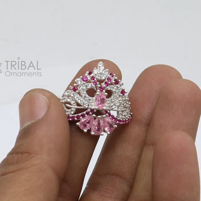 Gorgeous design cz stone handmade 925 sterling silver lord krishna baby mukut amazing laddy gopala crawling krishna crown mukut su1239 TRIBAL ORNAMENTS Rings Gorgeous design cz stone handmade 925 sterling silver lord krishna baby mukut amazing laddy gopala crawling krishna crown mukut su1239 TRIBAL ORNAMENTS Rings