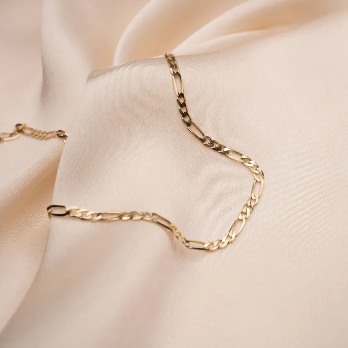 14k Gold Figaro Bracelet RG Bracelets