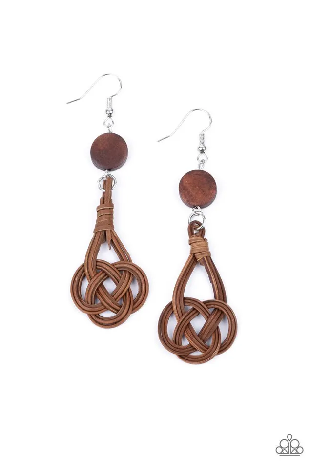 Earrings Paparazzi Earring Twisted Torrents Brown Paparazzi Jewelry Earrings Paparazzi Earring Twisted Torrents Brown Paparazzi Jewelry