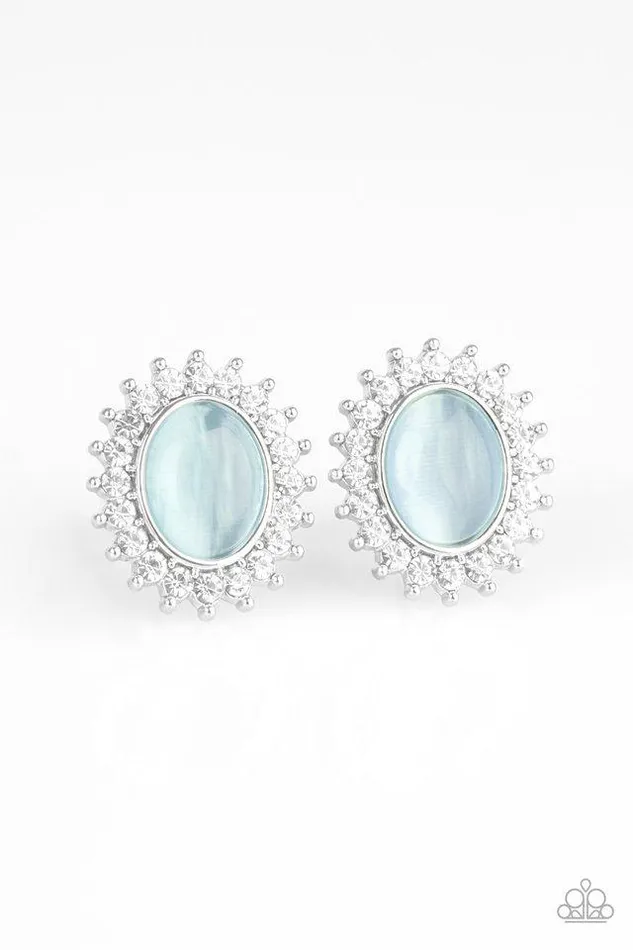 Earrings Paparazzi Jewelry Paparazzi Earring Hey There Gorgeous Blue