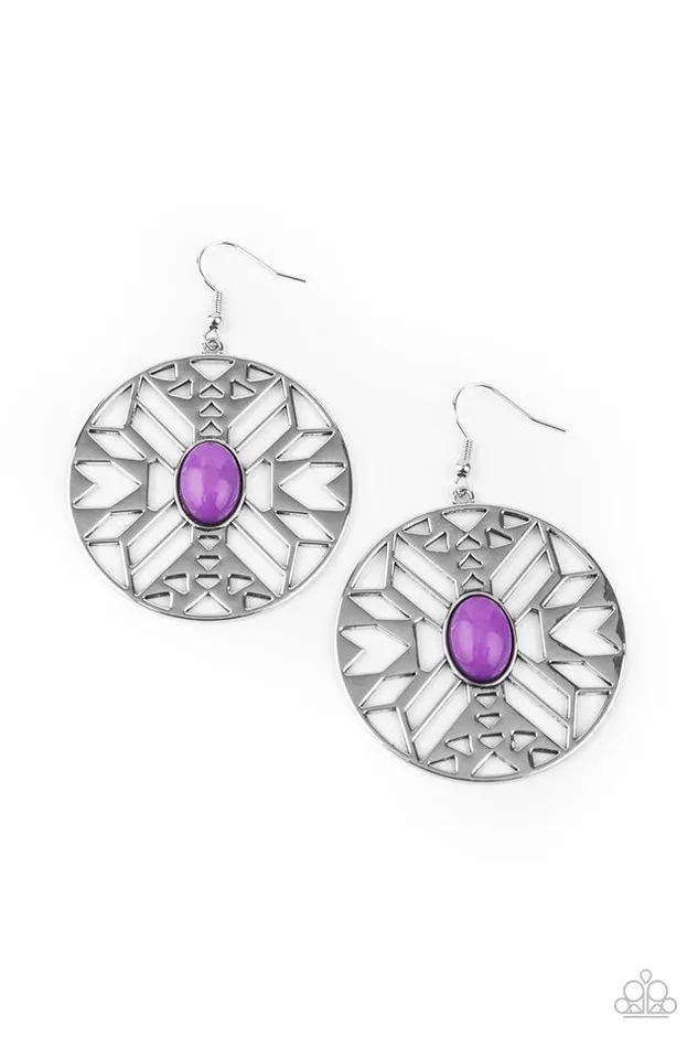 Earrings Paparazzi Jewelry Paparazzi Earring Southwest Walkabout Purple Earrings Paparazzi Jewelry Paparazzi Earring Southwest Walkabout Purple