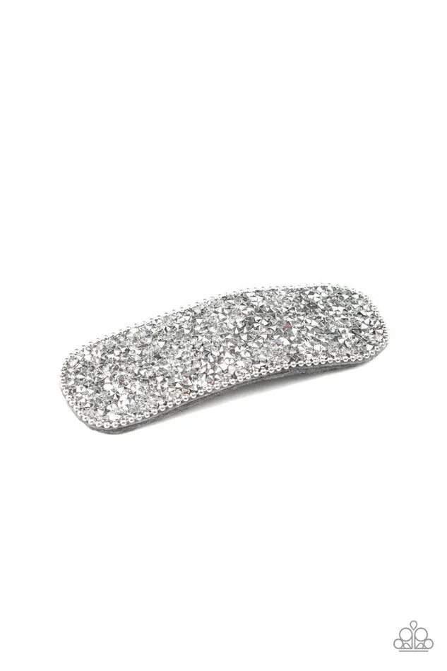 Earrings Paparazzi Jewelry Paparazzi Hair Accessories From HAIR On Out Silver