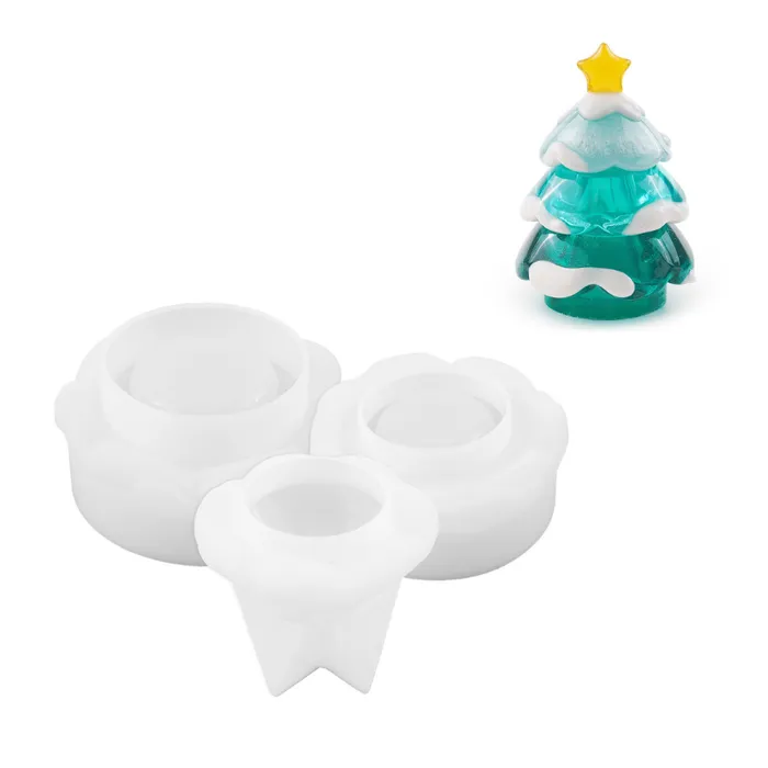 Necklaces IntoResin Christmas Tree Storage Jar Resin Mold