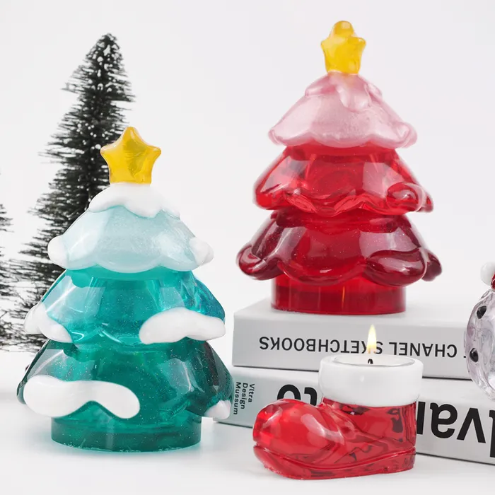 Necklaces IntoResin Christmas Tree Storage Jar Resin Mold