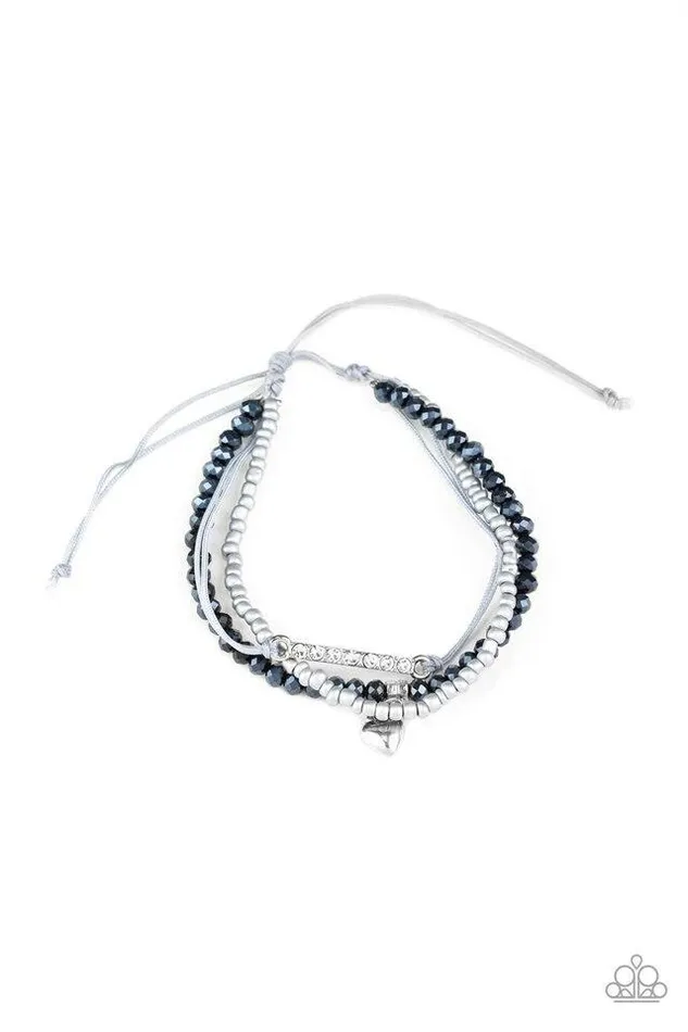 Paparazzi Bracelet Reckless Romance Blue Paparazzi Jewelry Bracelets
