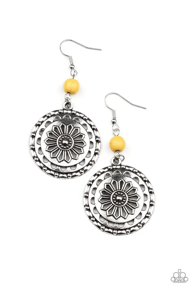 Paparazzi Earring Flowering Frontiers Yellow Paparazzi Jewelry Earrings Paparazzi Earring Flowering Frontiers Yellow Paparazzi Jewelry Earrings