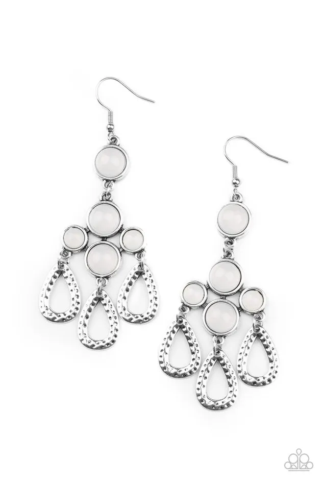 Paparazzi Earring Mediterranean Magic White Paparazzi Jewelry Earrings Paparazzi Earring Mediterranean Magic White Paparazzi Jewelry Earrings