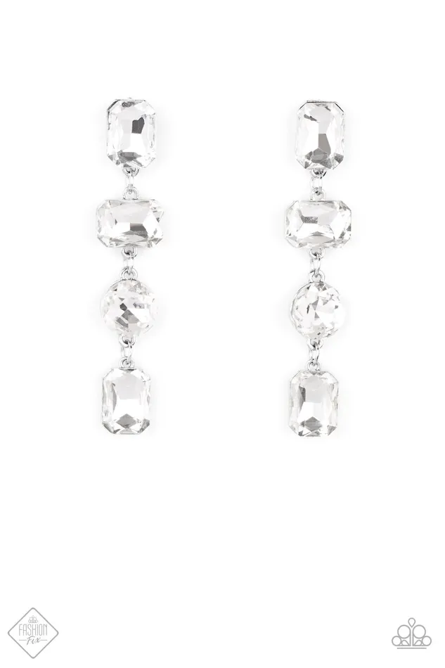 Paparazzi Jewelry Earrings Paparazzi Earring Fashion Fix March 2021 Cosmic Heiress White Paparazzi Jewelry Earrings Paparazzi Earring Fashion Fix March 2021 Cosmic Heiress White