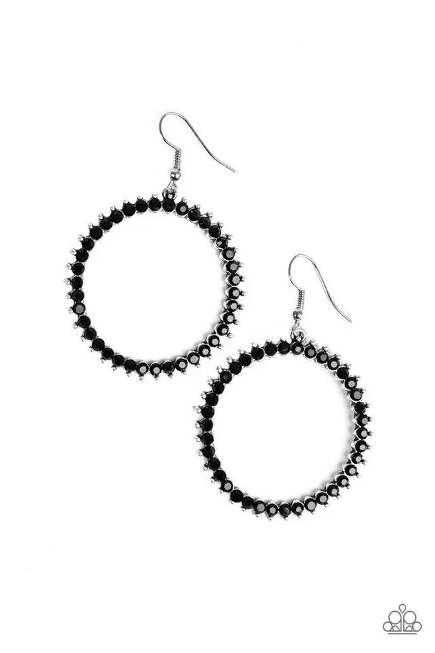 Paparazzi Jewelry Paparazzi Earring Spark Their Attention Black Earrings