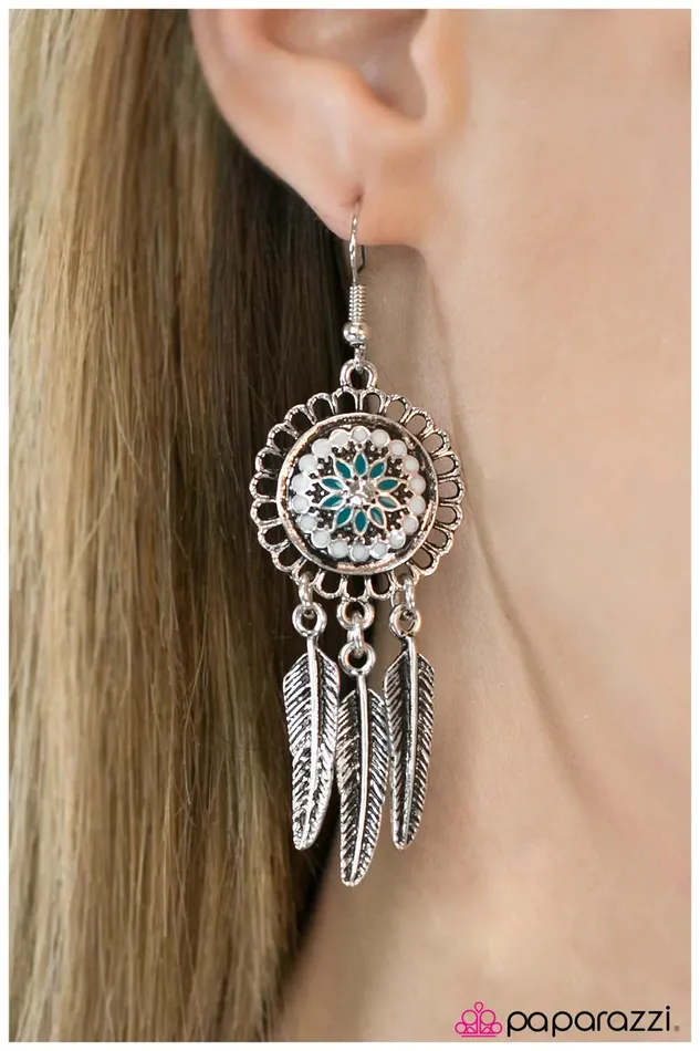 Paparazzi Jewelry Paparazzi Ring Not All Who Wander Blue Rings