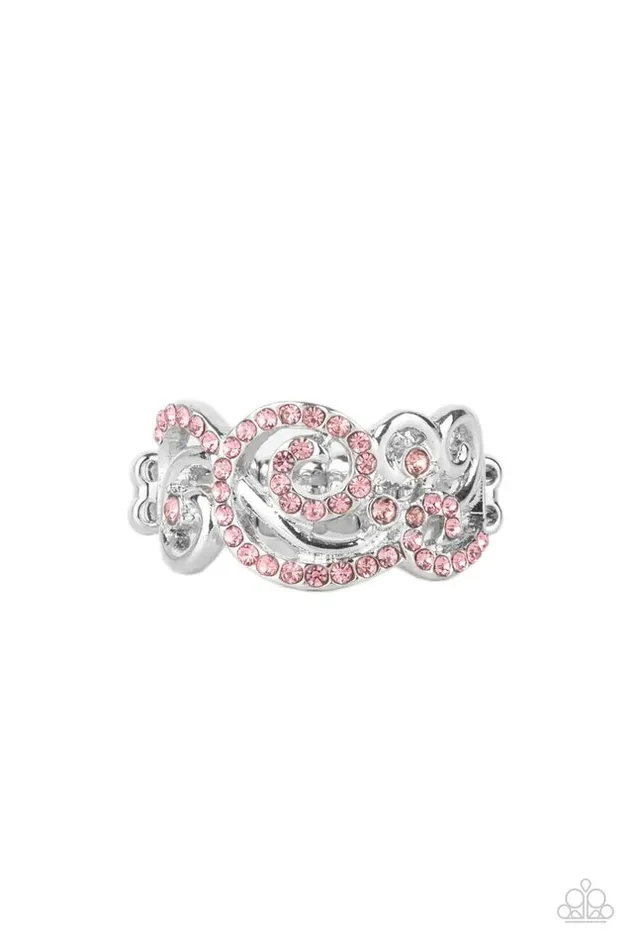 Rings Paparazzi Jewelry Paparazzi Ring Melodic Motion Pink