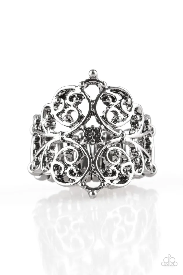 Rings Paparazzi Jewelry Paparazzi Ring Victorian Valor Black