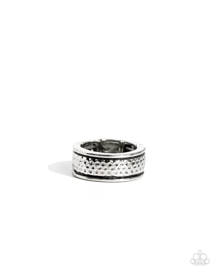 Rings Paparazzi Ring Hammered Houdini Silver Paparazzi Jewelry Rings Paparazzi Ring Hammered Houdini Silver Paparazzi Jewelry