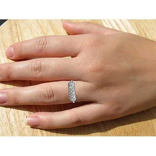 GB 250 Carats Round Natural Earth Mined Diamond Womens Anniversary Ring White Gold 14K Rings GB 250 Carats Round Natural Earth Mined Diamond Womens Anniversary Ring White Gold 14K Rings
