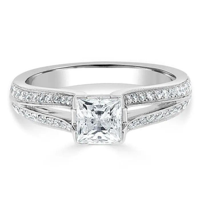 GB Rings Princess And Round Cut 290 Carats Natural Earth Mined Diamonds Wedding Ring GB Rings Princess And Round Cut 290 Carats Natural Earth Mined Diamonds Wedding Ring