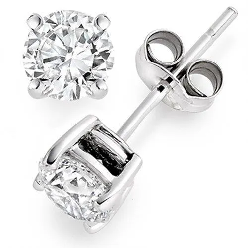 GB Women Stud Earrings 250 Ct Round Brilliant Cut Natural Earth Mined Diamonds White Gold Earrings GB Women Stud Earrings 250 Ct Round Brilliant Cut Natural Earth Mined Diamonds White Gold Earrings