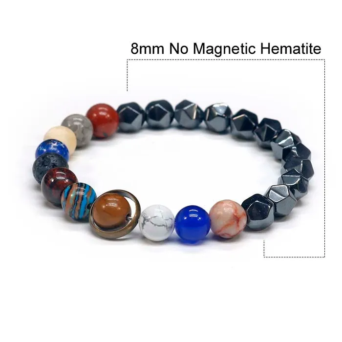 Life Changing Energy Bracelets Natural Stone Solar System Bracelet