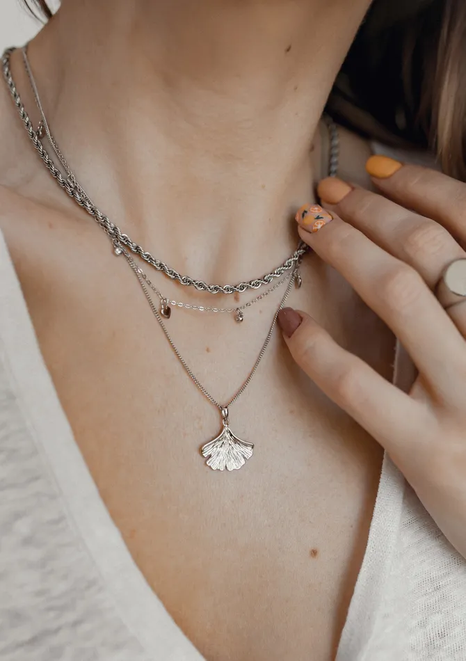 Longevity Pendant for Fulloflife Energetic in Silver Hey Happiness Necklaces
