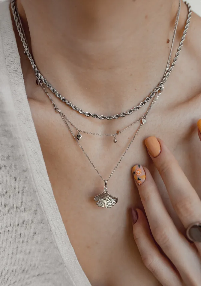 Longevity Pendant for Fulloflife Energetic in Silver Hey Happiness Necklaces