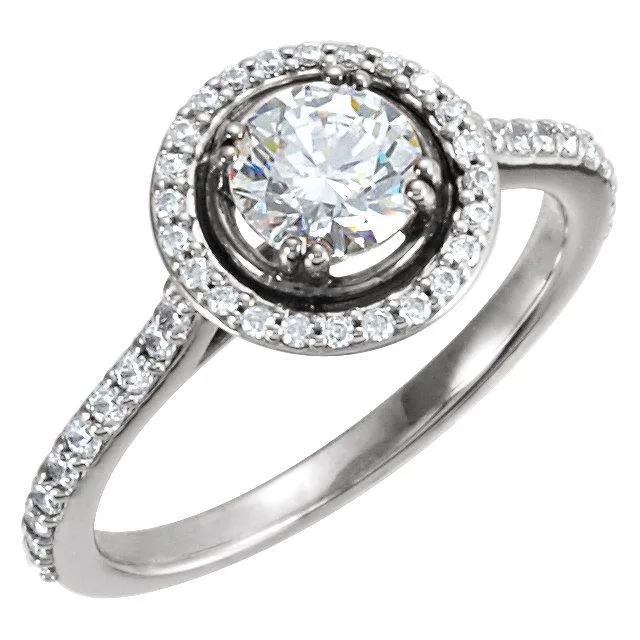 Rings GB 205 Carats Round Brilliant Natural Earth Mined Diamond Engagement Ring Jewelry New
