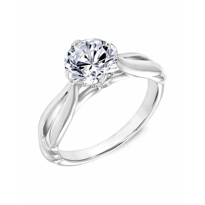Solitaire Round Cut 2 Carats Natural Earth Mined Diamond Engagement Ring White Gold 14K GB Rings Solitaire Round Cut 2 Carats Natural Earth Mined Diamond Engagement Ring White Gold 14K GB Rings