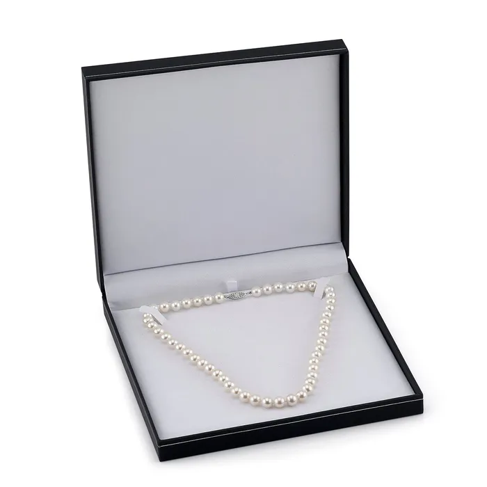 105115mm White Freshwater Pearl Necklace AAAA Quality SPT Necklaces