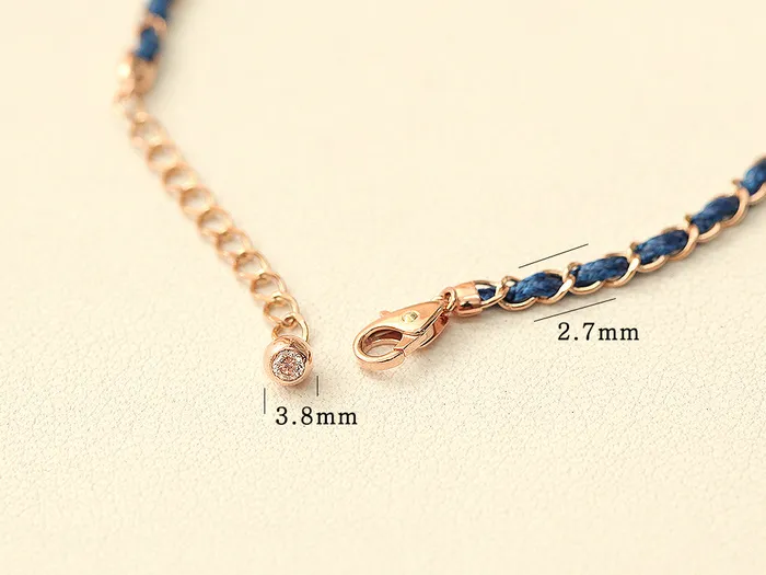 MinimalBijoux Bracelets 14K Gold Color Knot Chain Bracelet Anklet