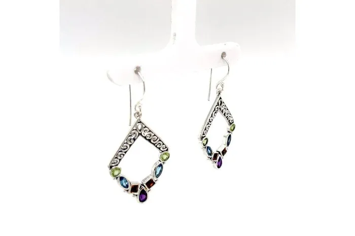 Samuel B Riviera Filigree Earrings Multi Earrings