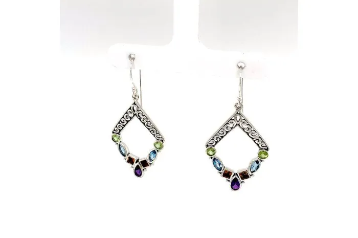 Samuel B Riviera Filigree Earrings Multi Earrings