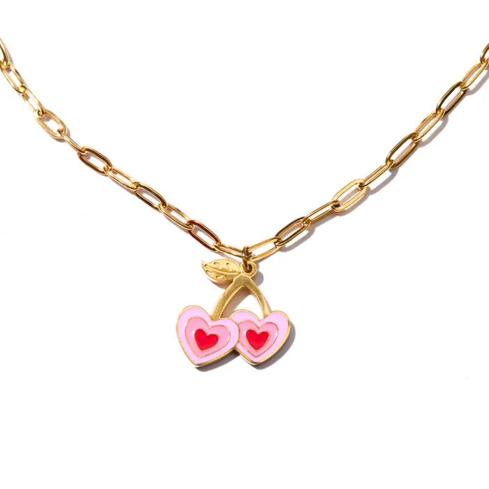 shopsnackbreak Sweet Like Cherries Necklace Necklaces