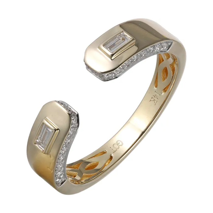 14Kt Yellow Gold Diamond 14Ctw Ring Gems One Rings
