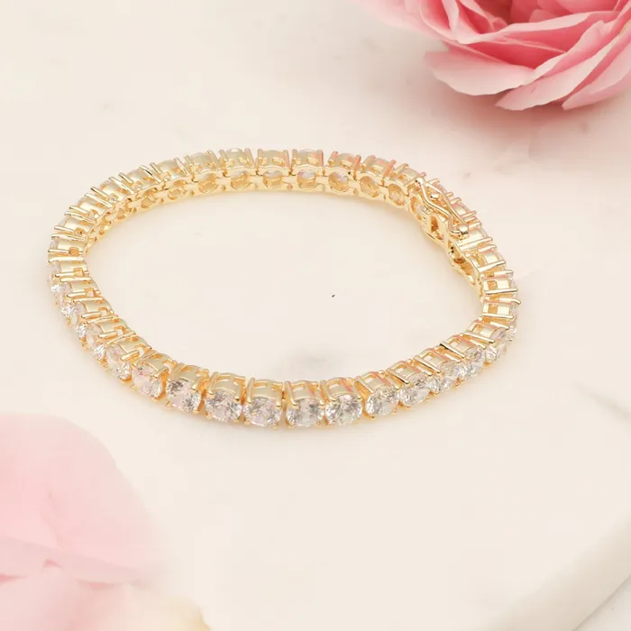 Bracelets SILVER Lyric CZ Silver Tennis Bracelet