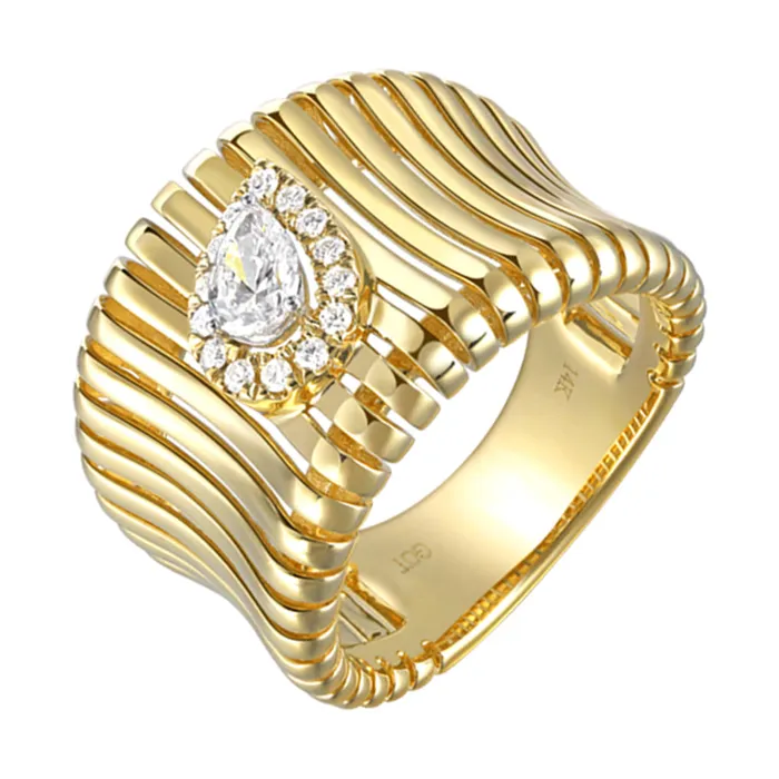 Gems One Rings 14Kt White Yellow Gold Diamond 38Ctw Ring