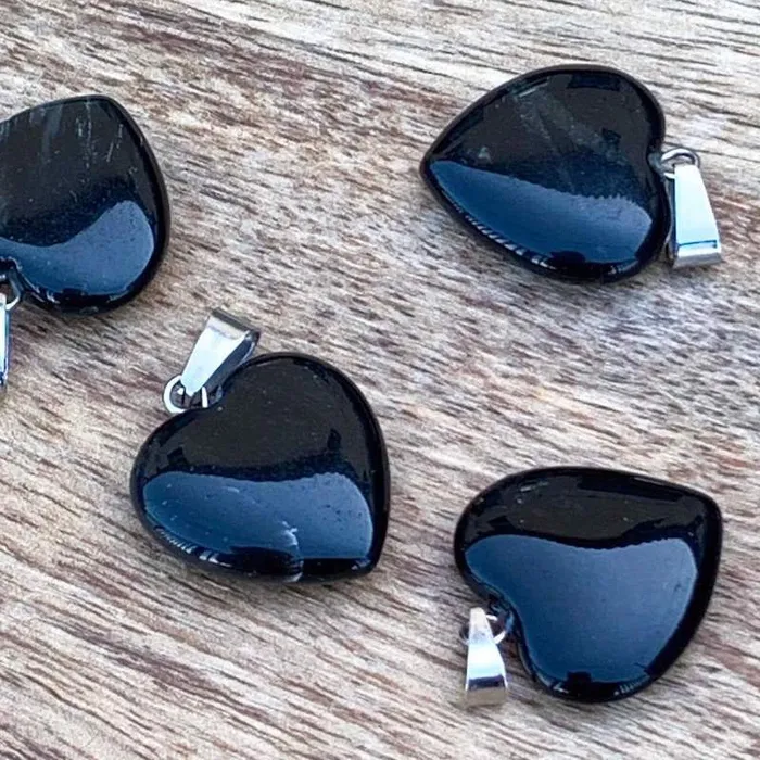 Magic Crystals Necklaces Black Agate Pendant Necklace