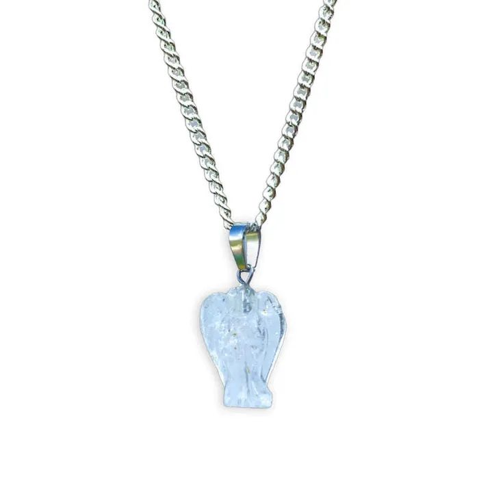 Magic Crystals Necklaces Crystal Guardian Angel Pendant Necklace
