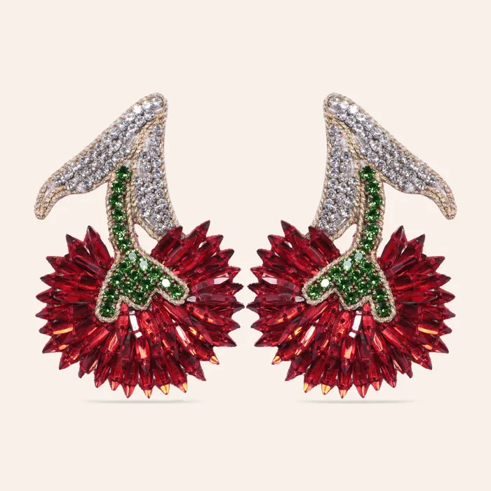 Mignonne Gavigan Earrings Astor Earrings Red Multi