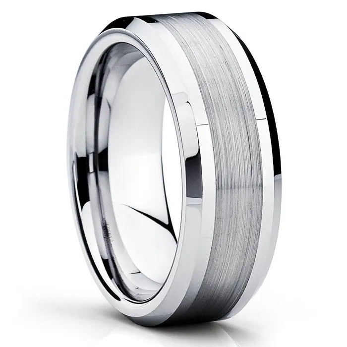 Rings Clean Casting Jewelry Cobalt Wedding Band Mens Cobalt Rung Cobalt Chrome Ring Beveled