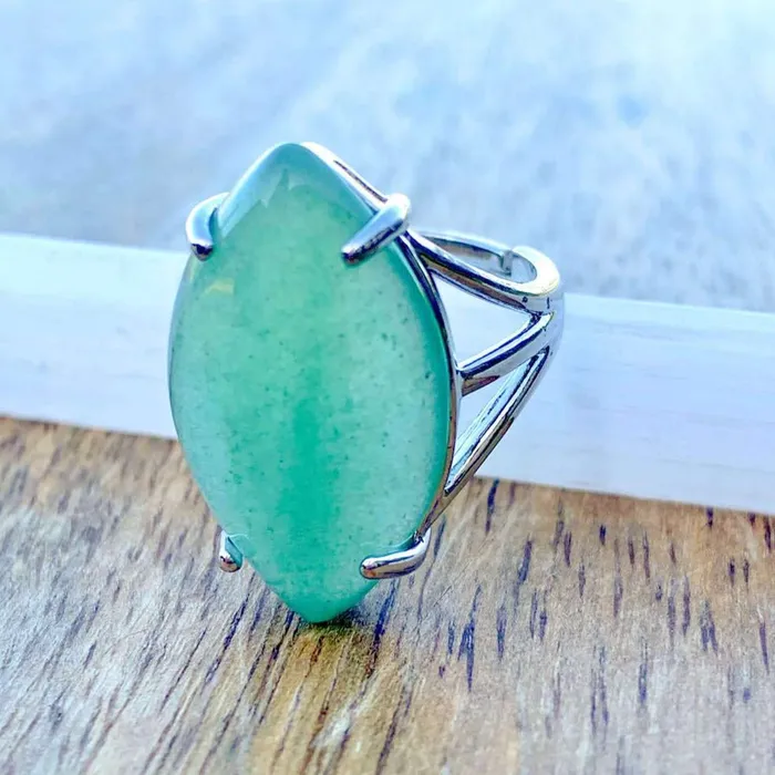 Rings Natural Stone Ring Magic Crystals