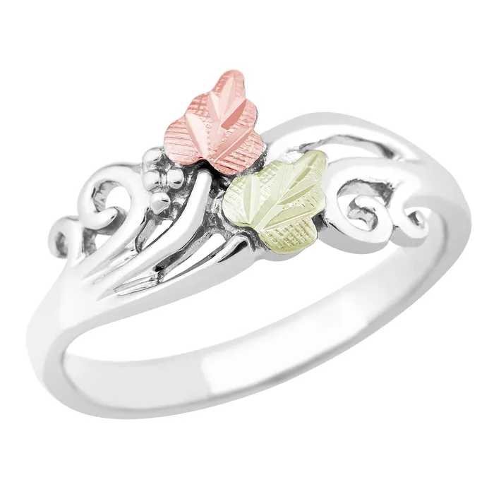 Rings TR Jewelry Concepts Landstroms Black Hills Gold Sterling Silver Freeform Ring