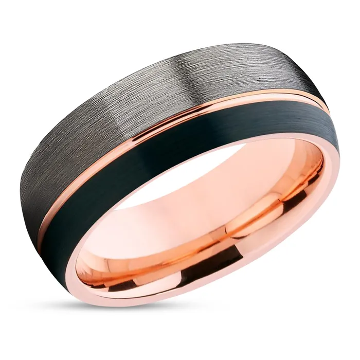 Rose Gold Wedding Ring Gunmetal Wedding Ring 18k Rose Gold Ring Black Wedding Ring Clean Casting Jewelry Rings Rose Gold Wedding Ring Gunmetal Wedding Ring 18k Rose Gold Ring Black Wedding Ring Clean Casting Jewelry Rings