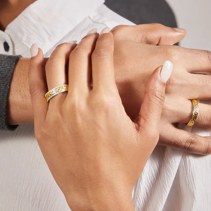SILVER Bracelets Love Knot CZ Silver Couple Rings