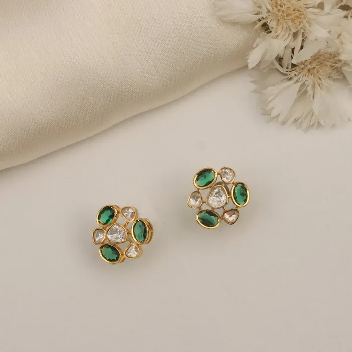 SILVER Earrings Nova Moissanite Silver Stud Earrings