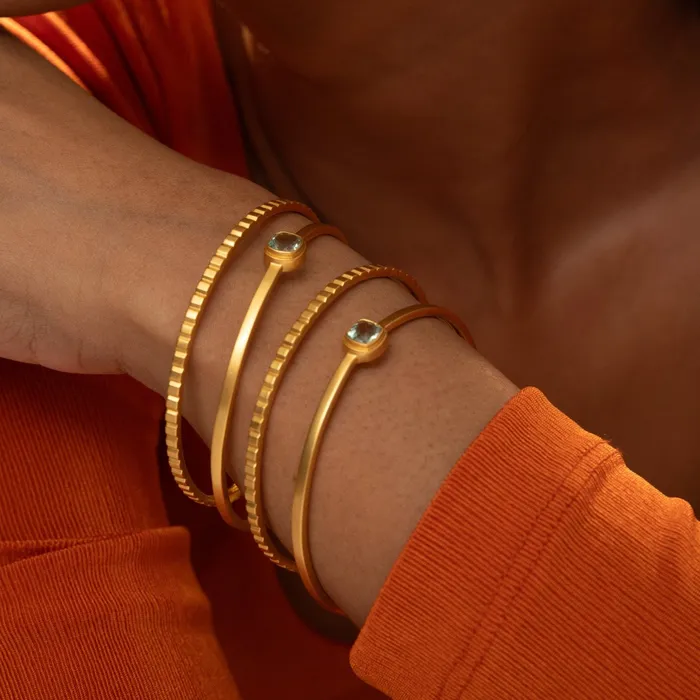 SILVER Rings Dune Minimal Stackable Silver Bangles