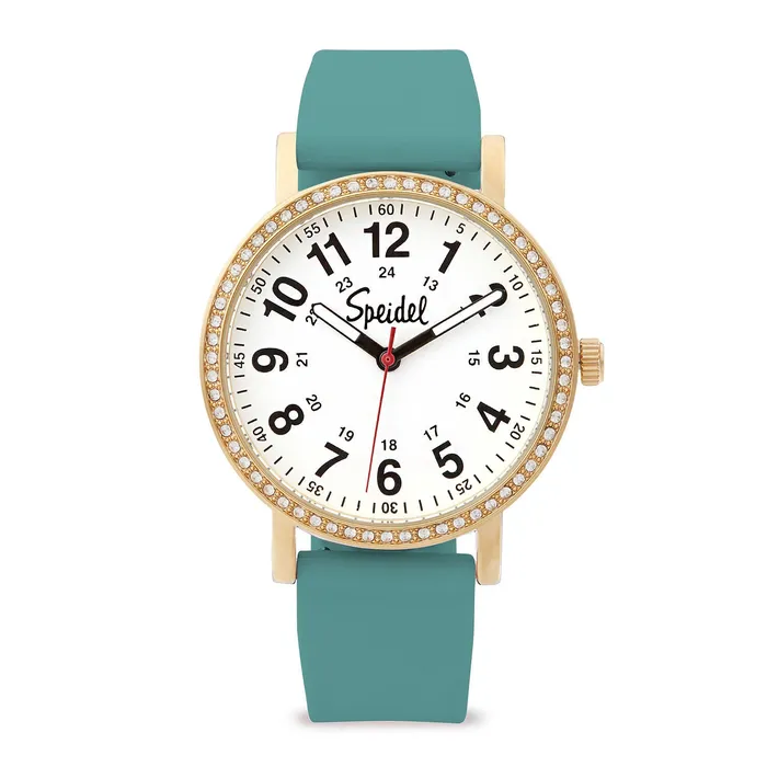 Speidel Original Scrub Watch for Nurses With Crystal Bling Watches