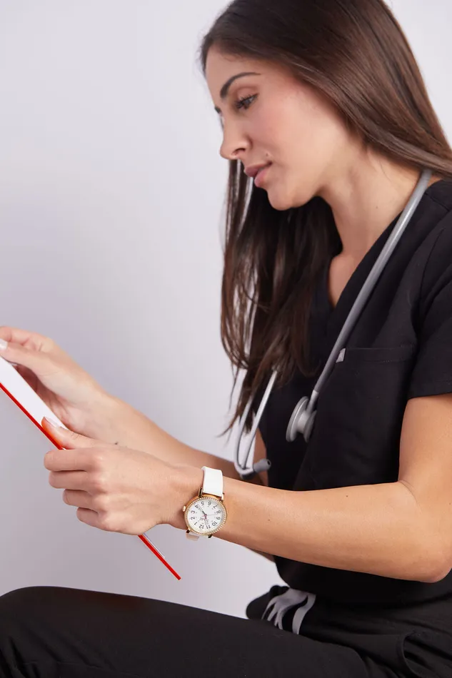 Speidel Original Scrub Watch for Nurses With Crystal Bling Watches