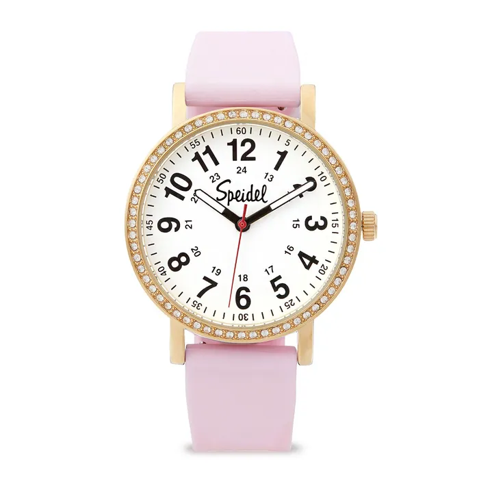 Speidel Original Scrub Watch for Nurses With Crystal Bling Watches